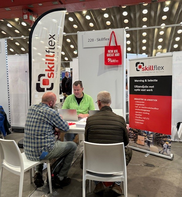 Op 28 mei was Skillflex aanwezig op de VDAB Jobbeurs in de Nekkerhal te Mechelen! 